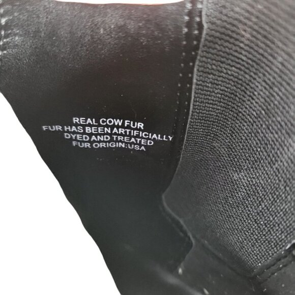 Leopard Animal Print Leather Chelsea Ankle Boots Booties Women | Size 6 - Picture 13 of 16